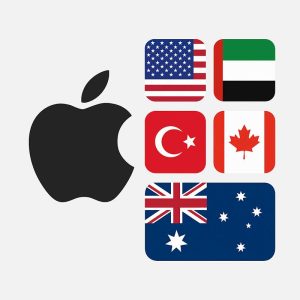 اپل آیدی با کشور درخواستی